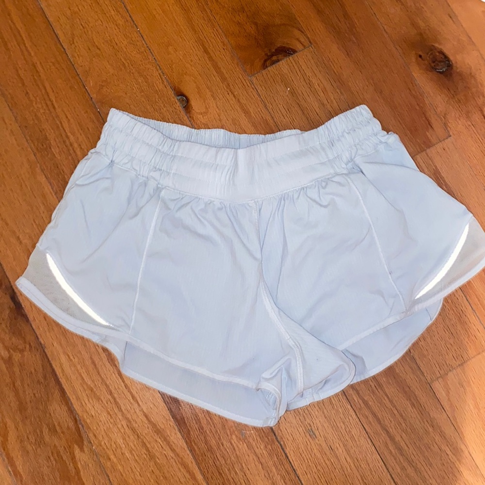 White lulu shorts